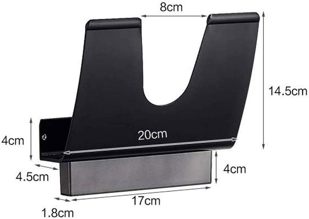 Kitchen Lid Rack,Pot Lid Holder,Wall Mounted Pan Cover Racks,Strong Removable Drain ge Rack(Color:B) (A)