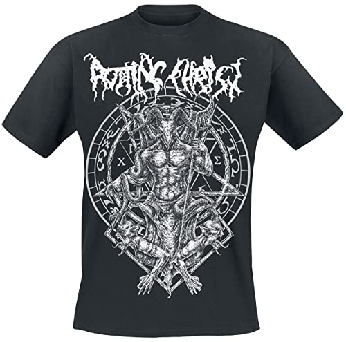 Rotting Christ Hellenic Black Metal Legions Homme T-Shirt Manches Courtes Noir
