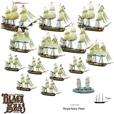 Miniatura 3 de Warlord Black Sea - Juego de flota de la Royal Navy de The Age of Sail - Juegos de mesa de estrategia de juego de rol para adultos, juego de mesa