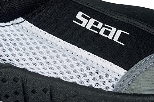 SEAC Reef, Badeschuhe für Erwachsene und Kinder, schnelltrocknend für das Schwimmbad und den Strand, grau, 41