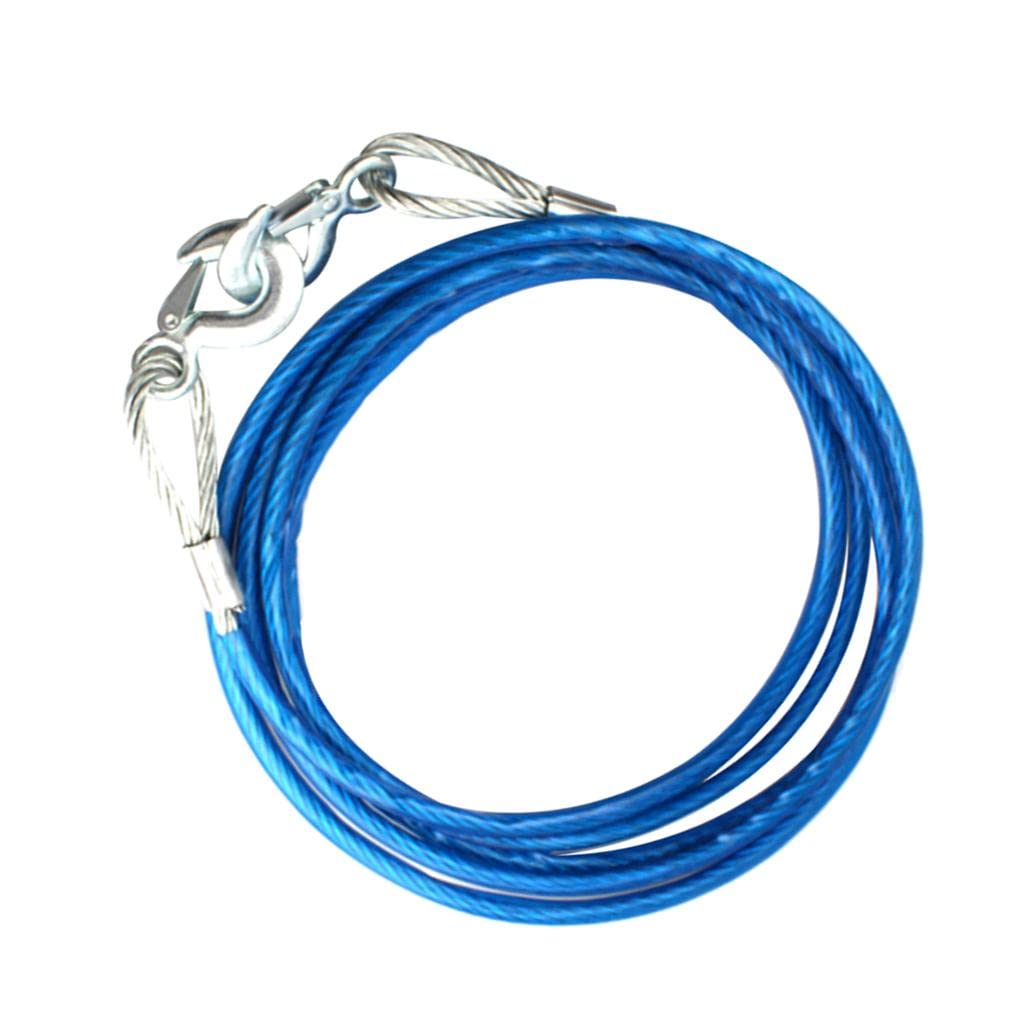 Cable de Remolque para Coche de 5 M Y 7 Toneladas con Ganchos.