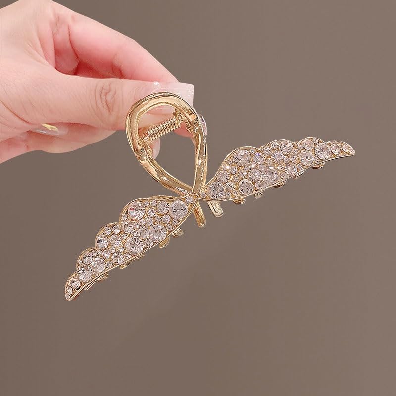 Cuillère à tête arrière en diamant d'eau pour coiffure chic - 3