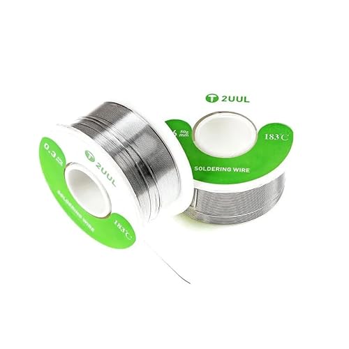 2UUL Fil à souder 0,3 mm de diamètre 100 m 183 degrés 50 g