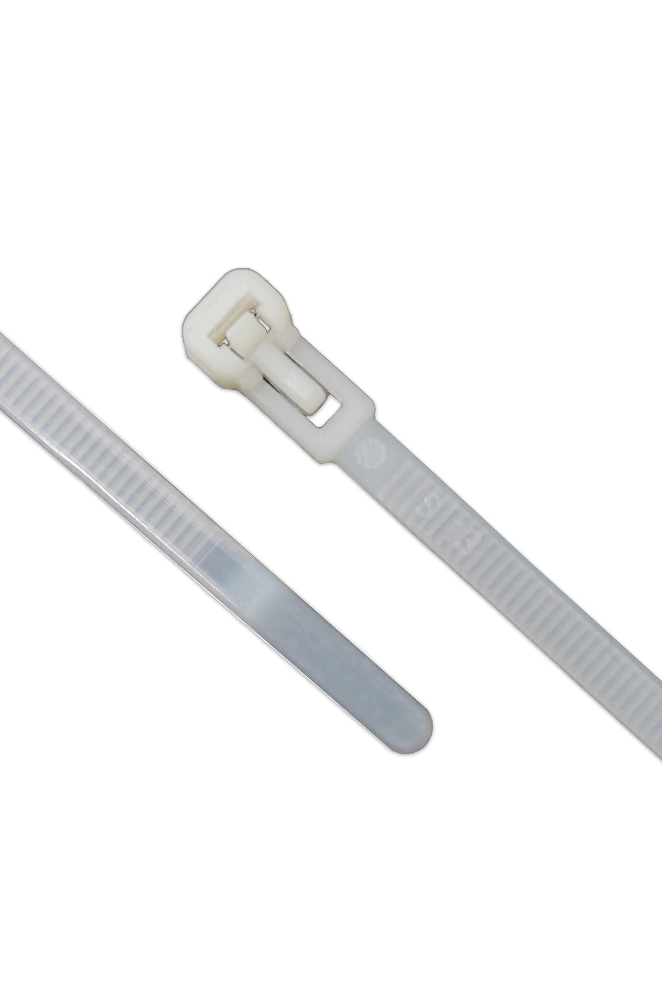 Intervisio Fascette Plastica Per Cablaggio Riutilizzabili, 350 Mm X 7,5 Mm, Nero, Richiudibili - Foto 4