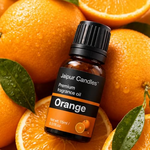Image of Fragrance Oil | 15 ml | Aroma Oil for Home Fragrance | Best for Aromatherapy | Use in Diffusers, Candles, Air Fresheners (15ML, Orange)