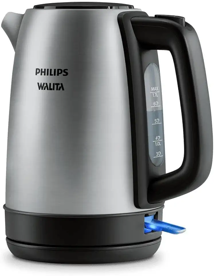Chaleira Série 3000 Inox Philips Walita 1200W, 2 anos de garantia, 127v - HD9350/90