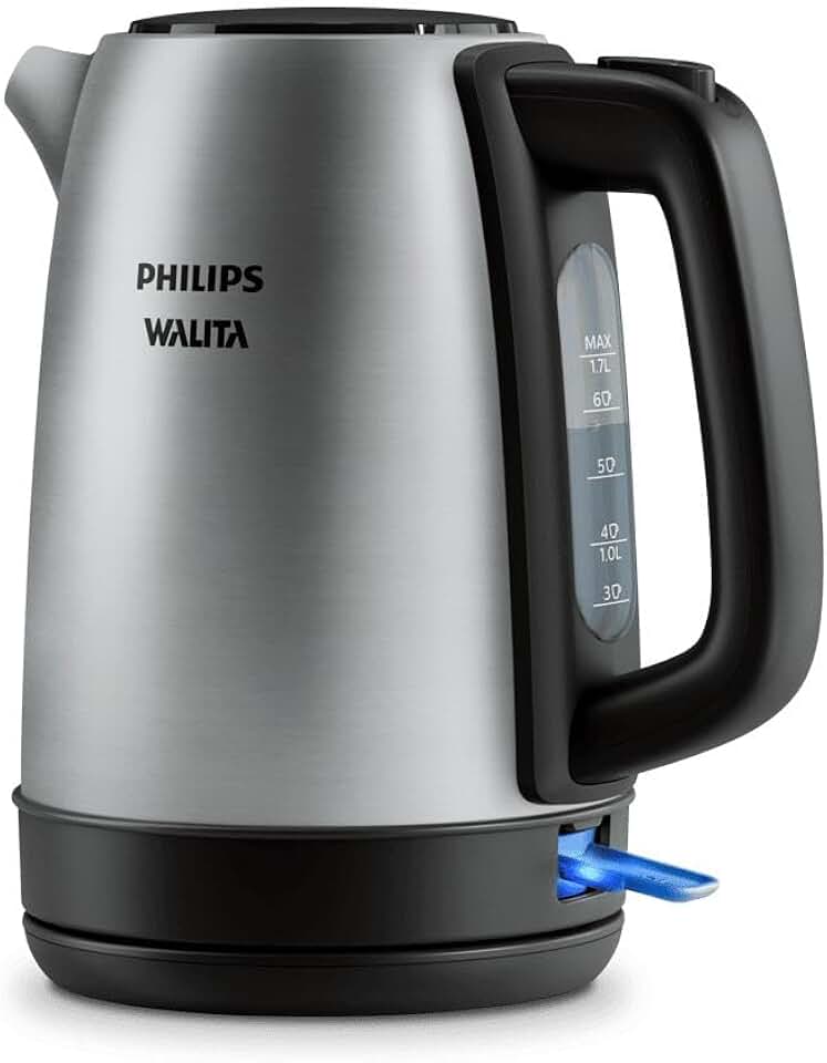 Chaleira Série 3000 Inox Philips Walita 1200W, 2 anos de garantia, 127v - HD9350/90