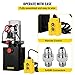 VEVOR Hydraulic Pump 4 Quart Double Acting 12V DC with Metal Oil Reservoir Power Unit for Dump Trailer Car Lifting
