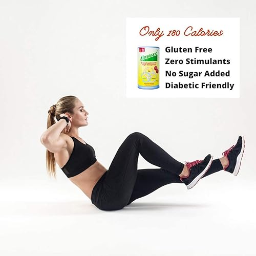 Miniatura 9 de Almased Batido de reemplazo de comida de vainilla, polvo de proteína de base vegetal alta glucémica y de bajo índice glucémico, suplemento de apoyo