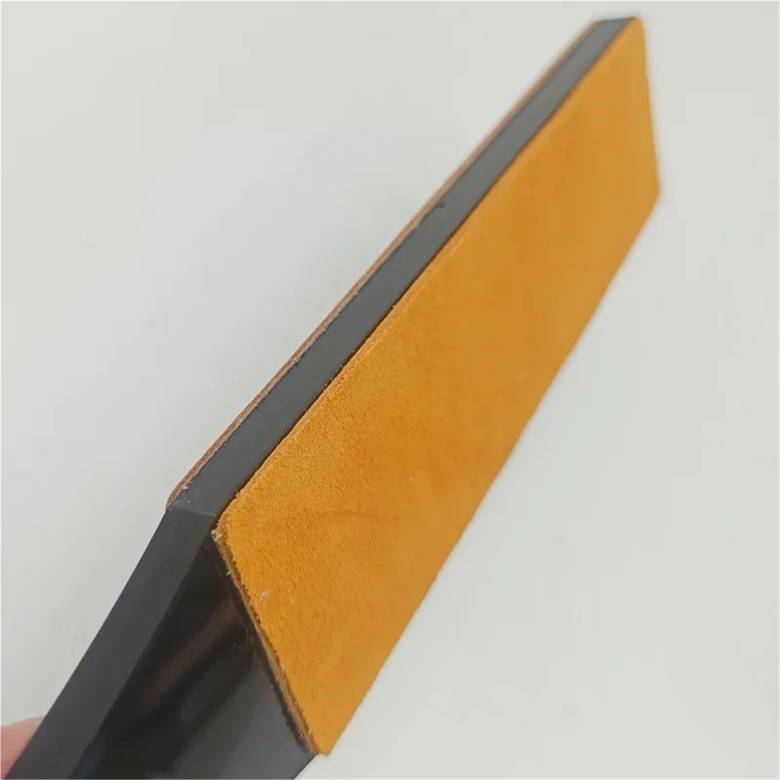 Cintura in cuoio per rasatura Rasoio a mano libera in vera pelle, coltello pieghevole, affilatura, cintura da barba, lucidatura della e pasta lucidante(35cm setA)