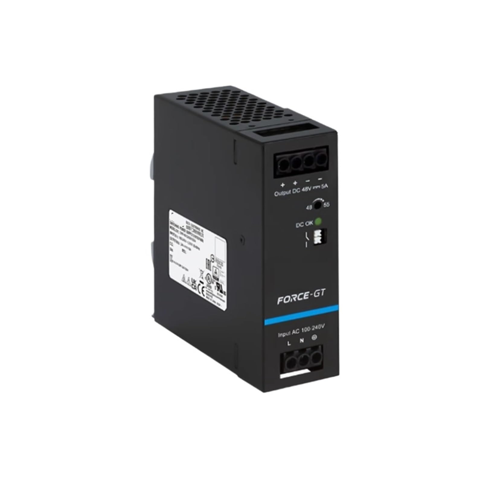 Alimentation 12V 240W évite la surchauffe des armoires électriques