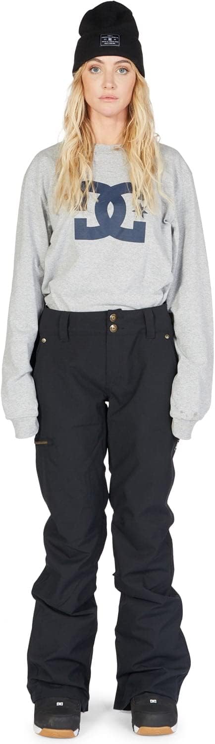 DC Viva Womens Snowboard Pants Black Sz XL