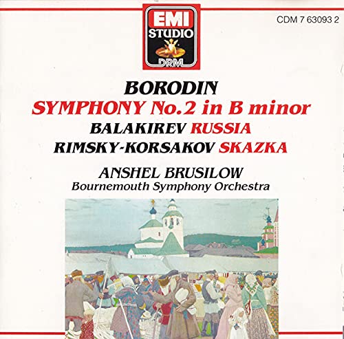 Symphony No.2 in B Minor/Russia/Skazka [Audio CD] Bordin/Balakirev/Rimsky-Korsakov; Anshel Brusilow and Bournemouth Symphony Orchestra