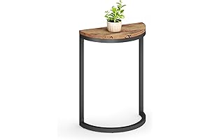 End Table Half Round: Space-Saving Accent Table for Your Living Room
