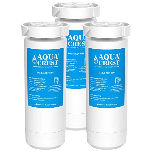 AQUACREST XWF Refrigerator Water Filter, Compatible with GE XWF, GE Refrigerator Models Starting