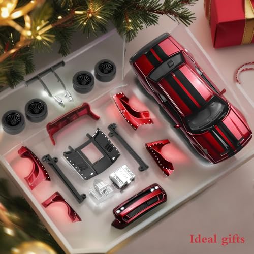 Hellcat Kit de Auto Ensamblable 1:36 Rojo miniatura 6