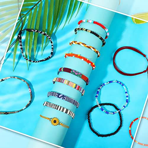 Yinkin 36 Pieces Boho Surfer Bracelet Ankle For Women Waterproof Unisex Ethnic Ankle For Women And Men Handmade Summer Beach Bracelet Jewelry String Rope Ankle Bracelets Gifts thumb #6
