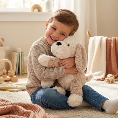Xiyocadt Hund Kuscheltier, Plüschhund, Stofftier Hund, Stofftier Plüschtier, Plüschfigur, Geschenke für Mädchen und Jungen (42CM)