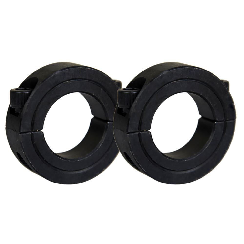 Jeremywell 1-7/16 Bore Double Split Set Screw Shaft Collar OD 2-1/4 Width 9/16 (2 PCS)