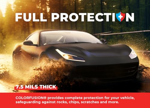 Image of ColorFusion PPF by VViViD, Matte Stealth Cosmic Blue Dry Apply PPF Vinyl Car Wrap Roll 60ft x 5ft