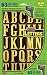 Hy-Ko Products MM-3L Self Adhesive Vinyl Letters 2" High, Black & Gold, 73 Pieces