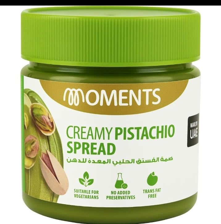 Moments Creamy Pistachio Spread, Vegetarian, Preservative-Free, Trans Fat Free, 200g-image-31