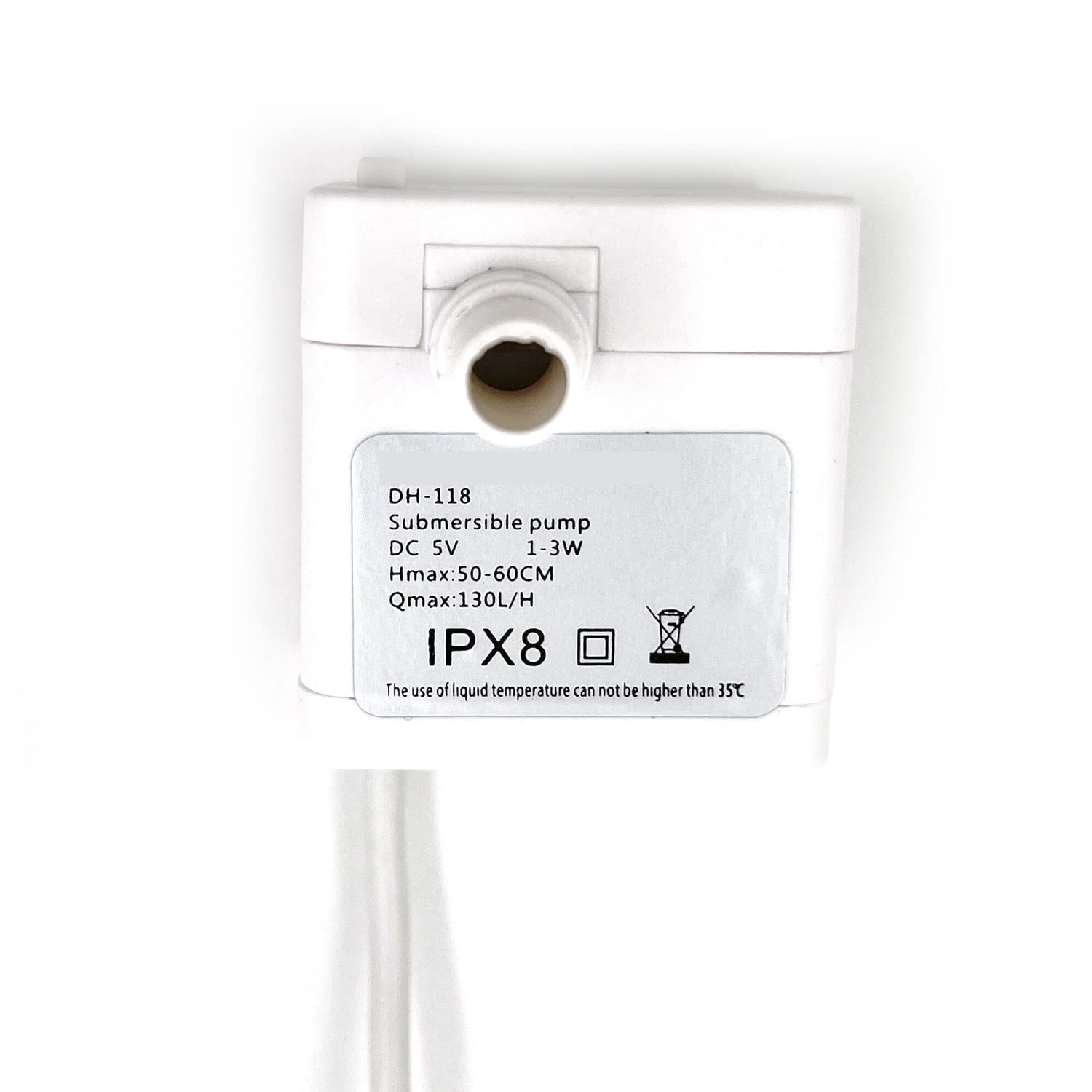 Amazon.co.jp: パワーポンプ HD-118 3W DC 5V 130L/H USB ウォーター 