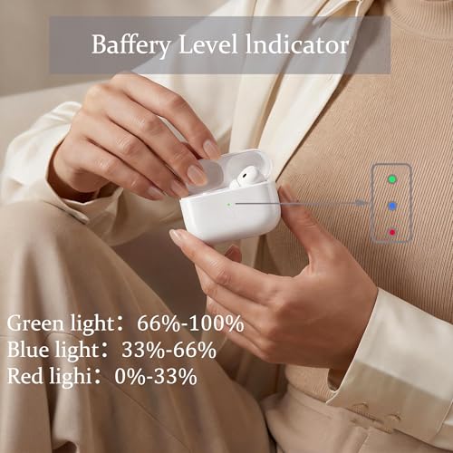 Image of Replacement Wireless Charging Case Compatible with AirPods Pro1 /2 USB-C | Wireless Charging USB-C Advanced Chip 600mAh large-capacity battery One-Click Sync 15-Minute Quick Charge