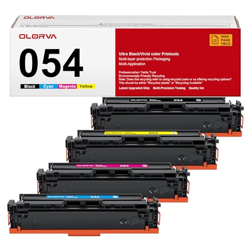 Image of 054 Toner Cartridge Set 4 Pack Replacement for Canon 054 054H CRG-054 | Compatible for Canon MF642cdw Toner Cartridges, for Canon Color imageCLASS MF642Cdw, MF644Cdw, MF641Cdw, LBP622Cdw Printer