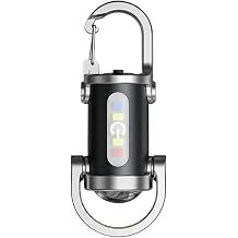 LED Flashlight, Super Bright Mini Keyring Torch LED Rechargeable Key Ring for Outdoor Camping,Rechargeable