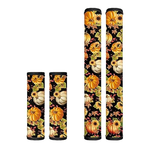 Refrigerator Door Handle Covers Set of 4 Keep Your Fridge Microwave Oven Stove or Dishwasher Thanksgiving Maple Leaf Door Handle Covers Protector for Fridge Ovens Dishwashers