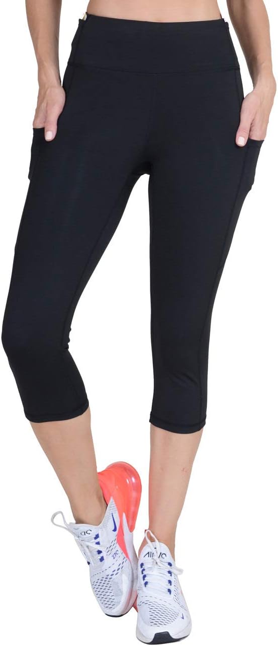 YELETE Women's Jogging Pants High Waist Lattice Ankle Cutout Workout Leggings with Pockets