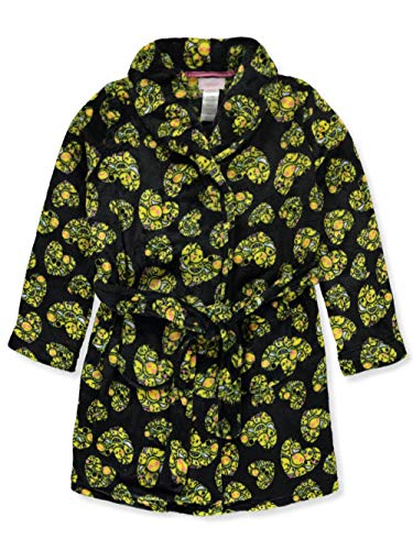 Rene Rofe Big Girls Emoji Heart Plush Bathrobe - multi, 10-12