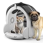 iPettie Automatic Hair Dryer Box for Cats and Small Dogs, Foldable and Large Capacity, 8 High-Velocity Fans, 360° Airflow, Temperature Control, 4-Speed Settings and Timer, 16 Gallons