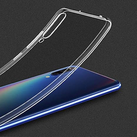 Microsonic Xiaomi Mi 9 SE için Kılıf Transparent Soft Beyaz [Mi 9 SE ile Uyumlu Kılıf - Beyaz]