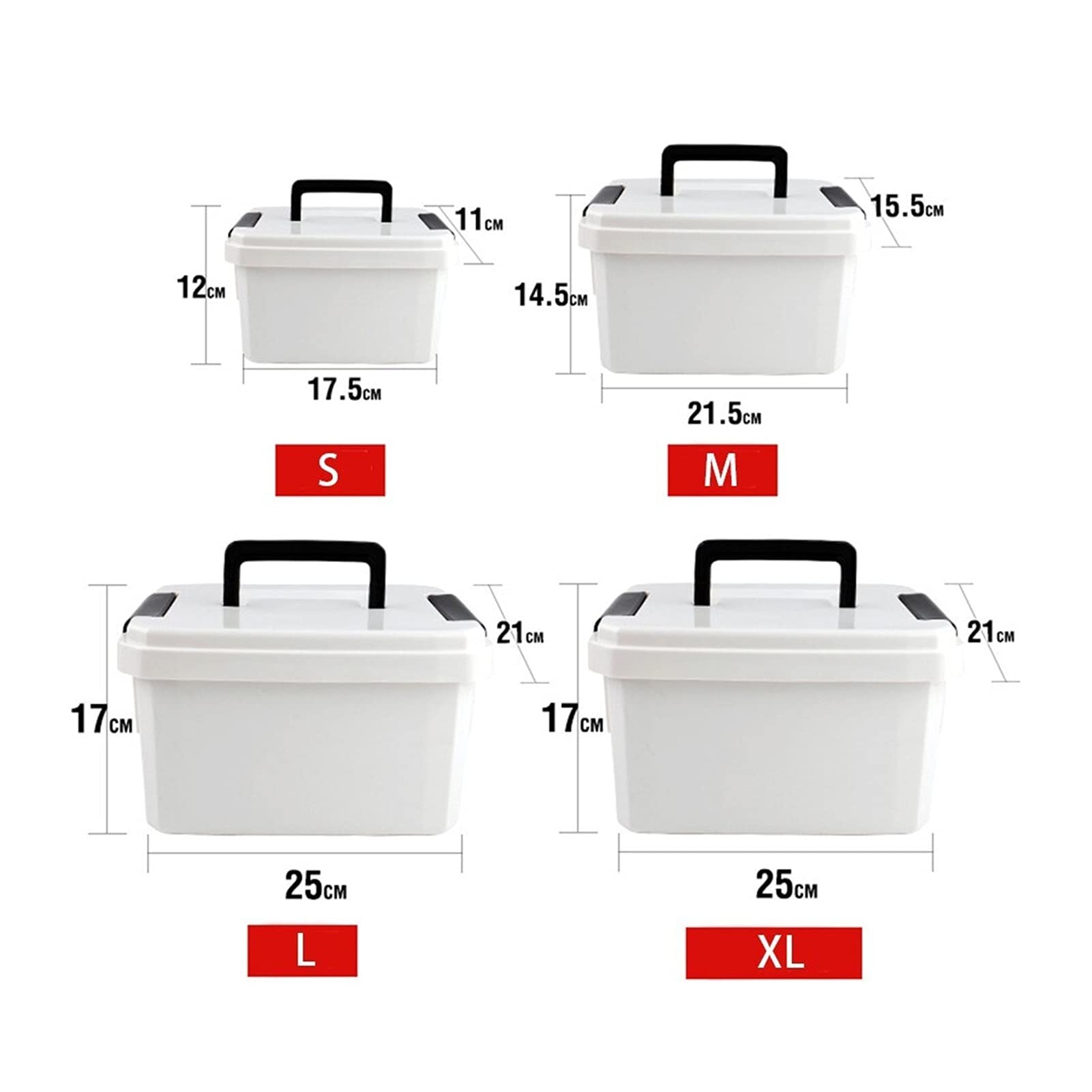 Angelzubehör Angelgerät Box mit Griff Angelgärtasche Carp Tools Speicher Tragbare Doppelschicht 8 stücke Fächer Pads mit Tragen Kleinteilebox (Color : Large)