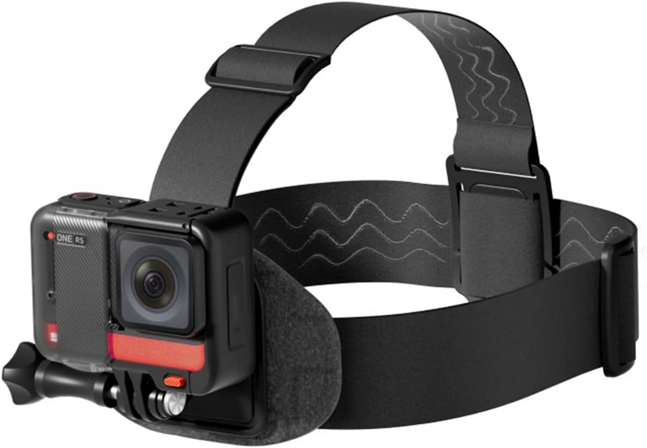 Action Cameras Head Strap Mount with Screw Adjustable Wearing Headband Belt for 10 9 Cameras Headstrap Camera Mount Wearing Headband Belt Holder