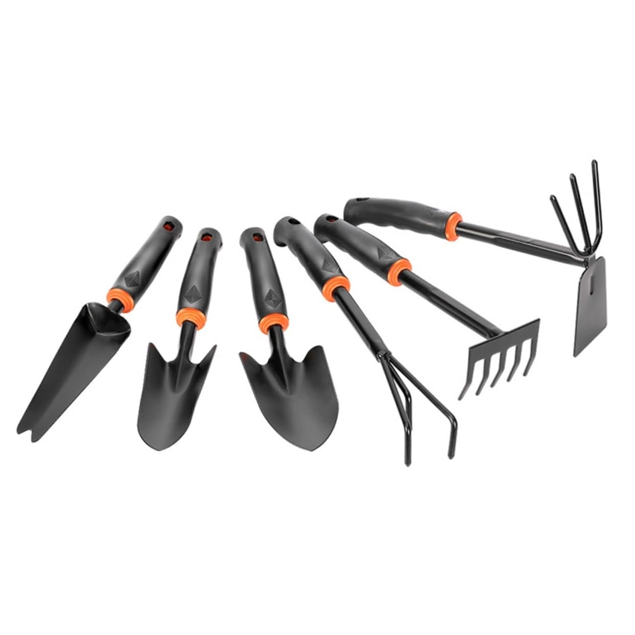 POPETPOP 6pièces Outils De Jardinage avec Pelle Râteau Et Hoe Ensemble Pratique pour Plantes Pot Et Balcon Poignée Antidérapante Plastique