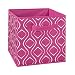 ClosetMaid 1844 Cubeicals Fabric Drawer, Fuchsia Diamond