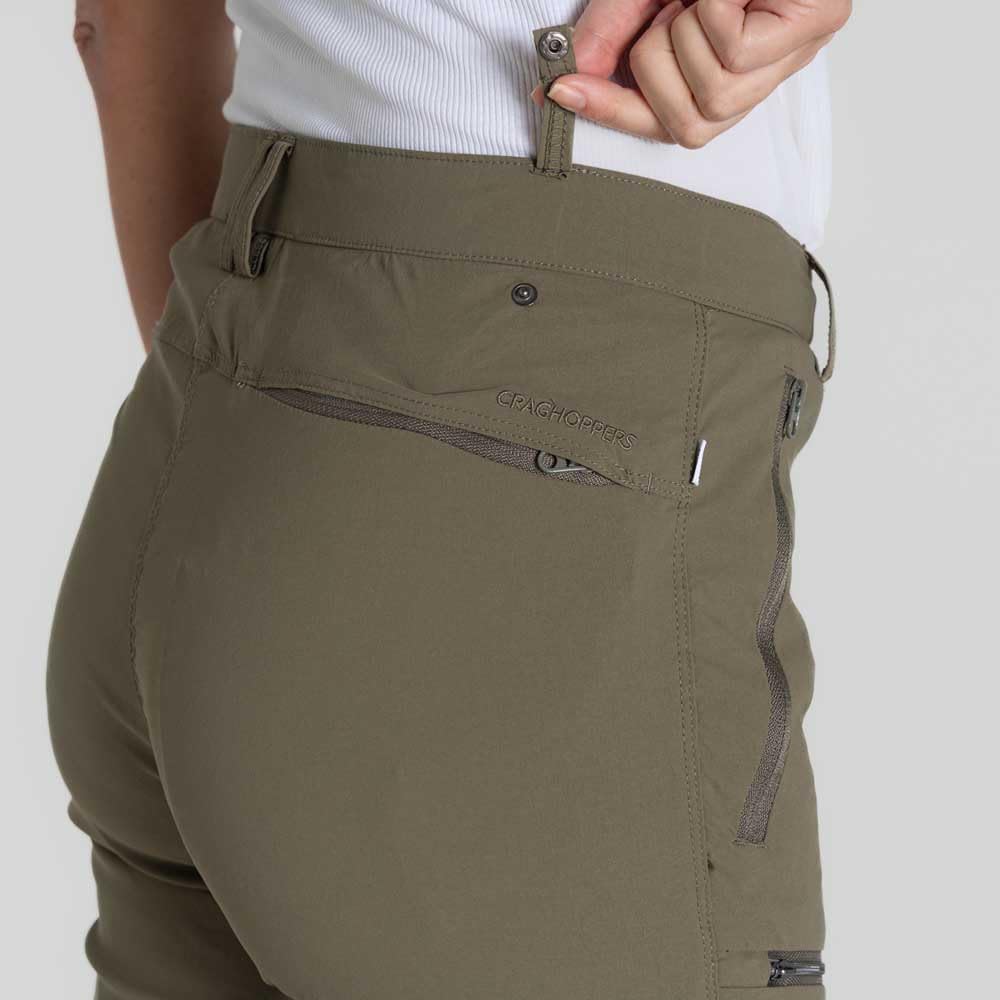 Craghoppers NosiLife Zip-Off Tropenhose/Wanderhose Shorts für Damen Insektenabweisend