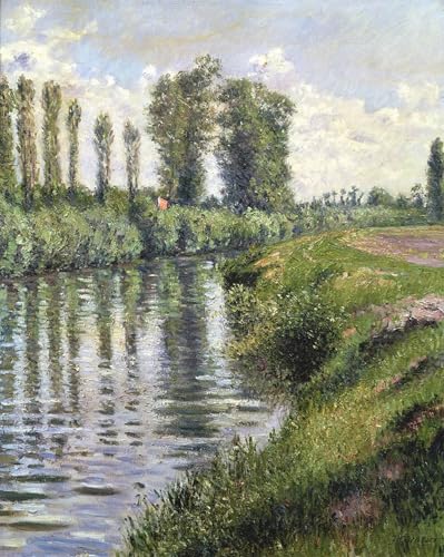 Impression murale Caillebotte Seine à Argenteuil affiche d'art célèbre qualité musée 60x90