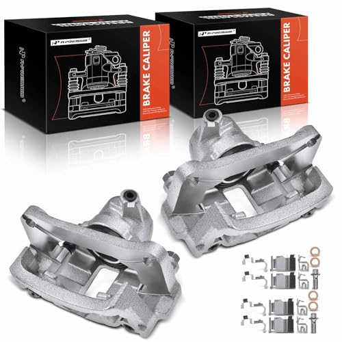 A-Premium Rear Disc Brake Caliper Assembly with Bracket Compatible with Toyota Models - 4Runner 2003-2009, FJ Cruiser 2007-2014, 2PCS by A-Premium - Used condition - US$88.80