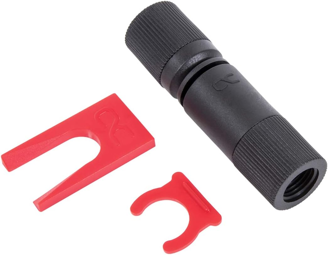Alphacool ES G1/4 to G1/4 Quick Release Connector Kit, Push-in Industry Version