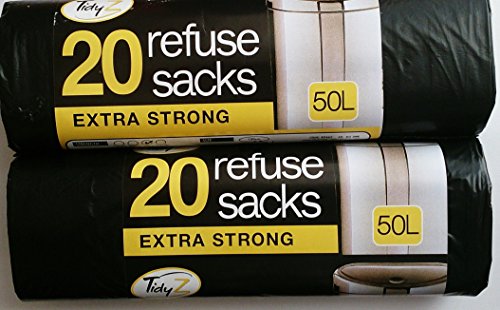 40 sacchi della spazzatura extra forti, 50 l / 2