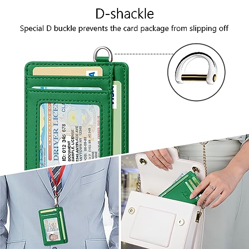 FurArt Slim Minimalist Wallet, Front Pocket Wallets, RFID Blocking, Credit Card Holder for Men & Women-Forest Green4