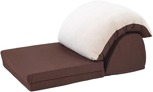Amazon Co Jp Achilles 日本製 Tv枕 ごろ寝クッション アキレス クッション ごろ寝 国産 まくら 枕 マット ラグ コンパクト ごろ寝マット ごろ寝座布団 長座布団 ベージュ ブラウン ホーム キッチン