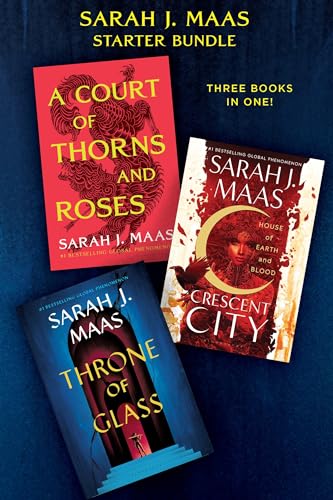 Sarah J. Maas Starter Bundle: A Court of Thorns and Roses, House of Earth and Blood, Throne of Glass