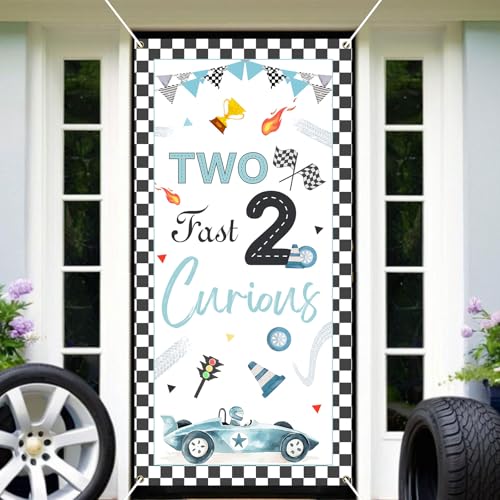 Kreatwow Two Fast 2 Curious Birthday Decor Kreatwow Two Fast 2 Curious Birthday Decor