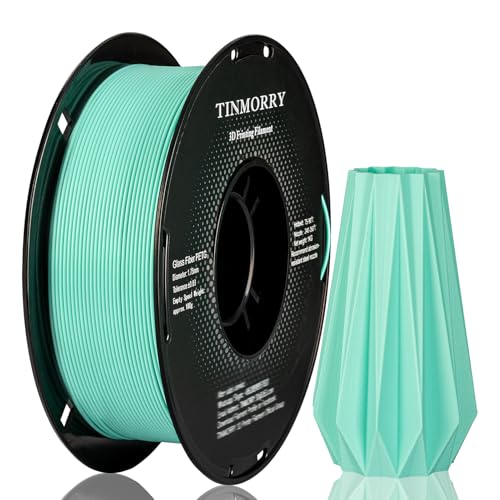 TINMORRY Glass Fiber PETG Filament 1.75mm, High Impact Resistance PETG GF 3D Printing Filament, Durability & Stiffness, 