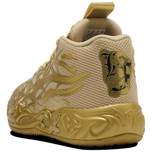 PUMA Kids Boys Mb.04 Golden Child Soccer Cleats - Gold3
